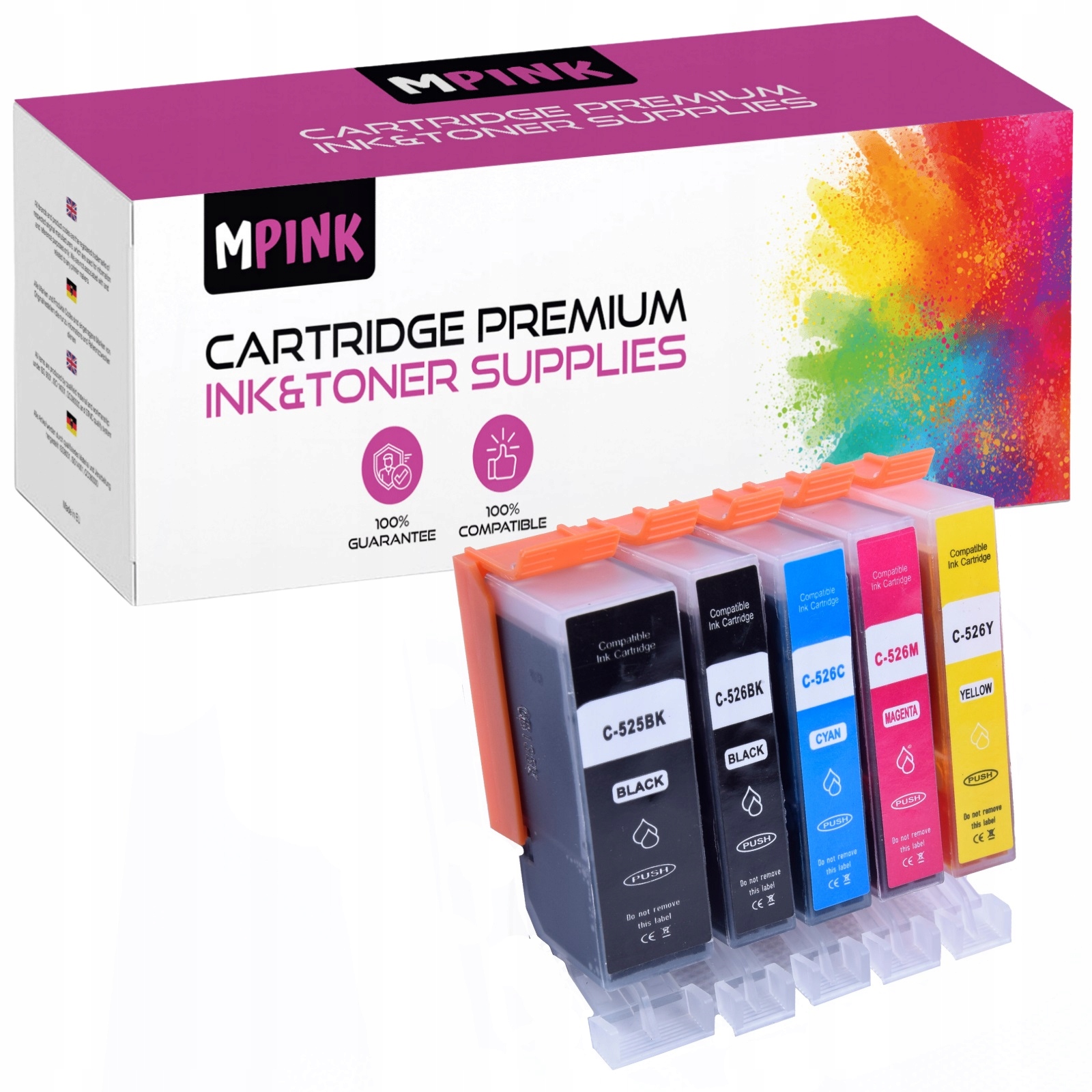 

Tusze Do Canon IP4850 IP4950 MG5150 MG5250 MG5350