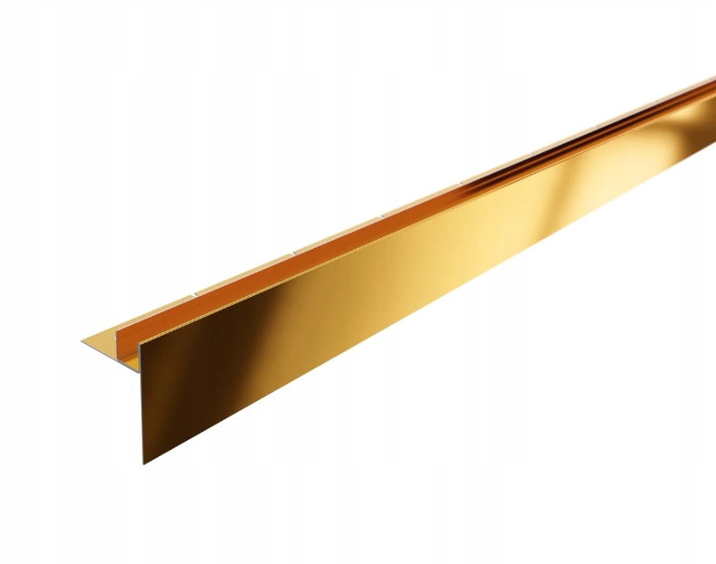 Spádová lišta do sprchového koutu Pravá zlatá lesklá 120 cm