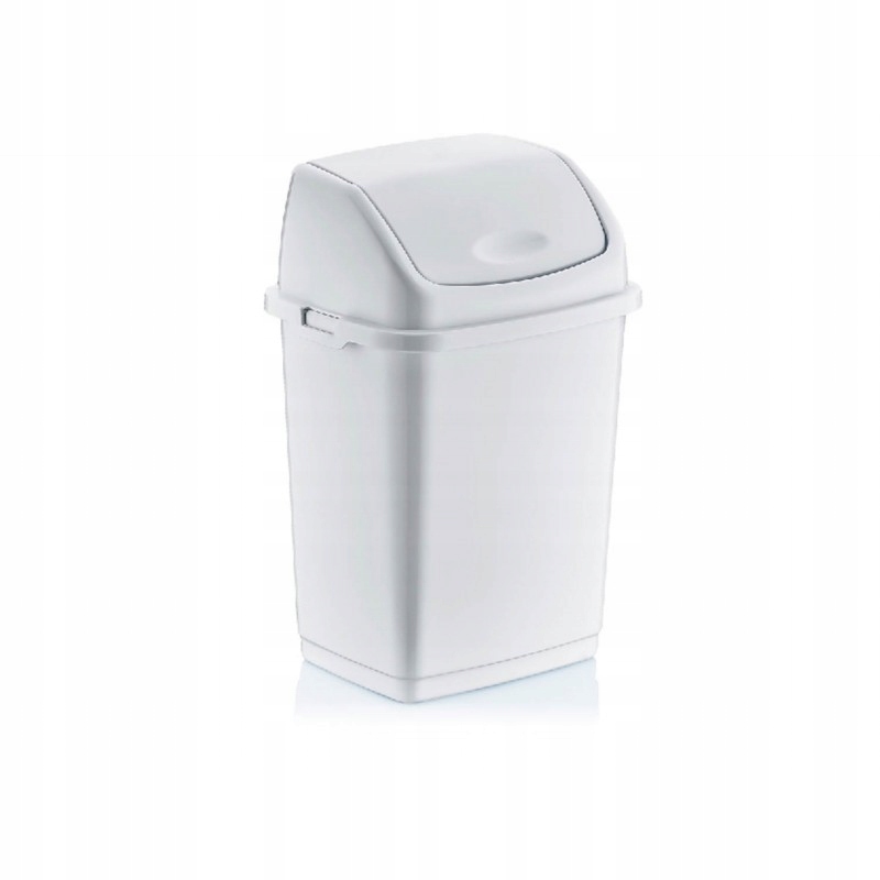 

Kosz na śmieci odpady uchylny Fantasy 10L Biały