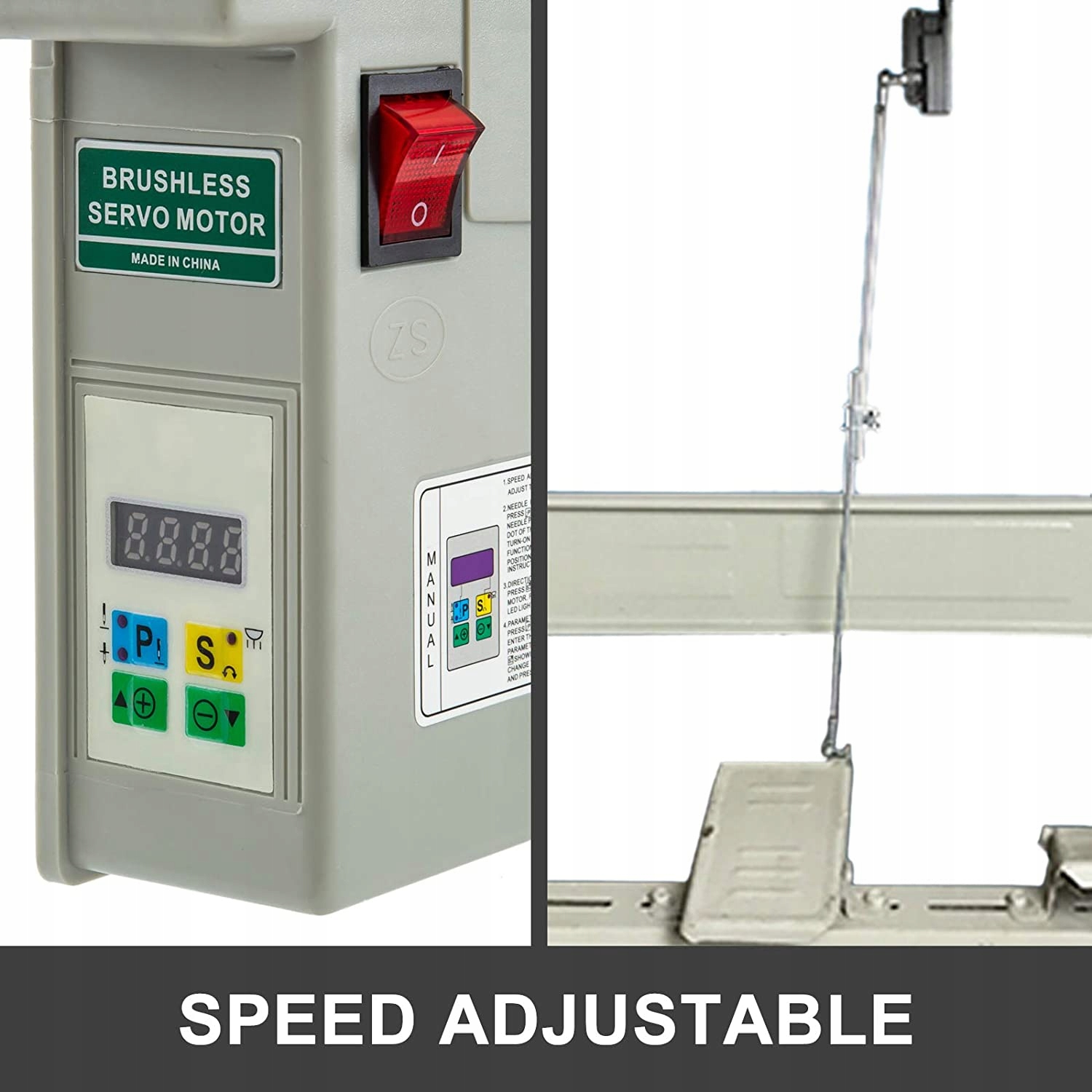 Mophorn 220V bezszczotkowy elektryczny serwomotor Prędkość obrotowa 4500 obr./min