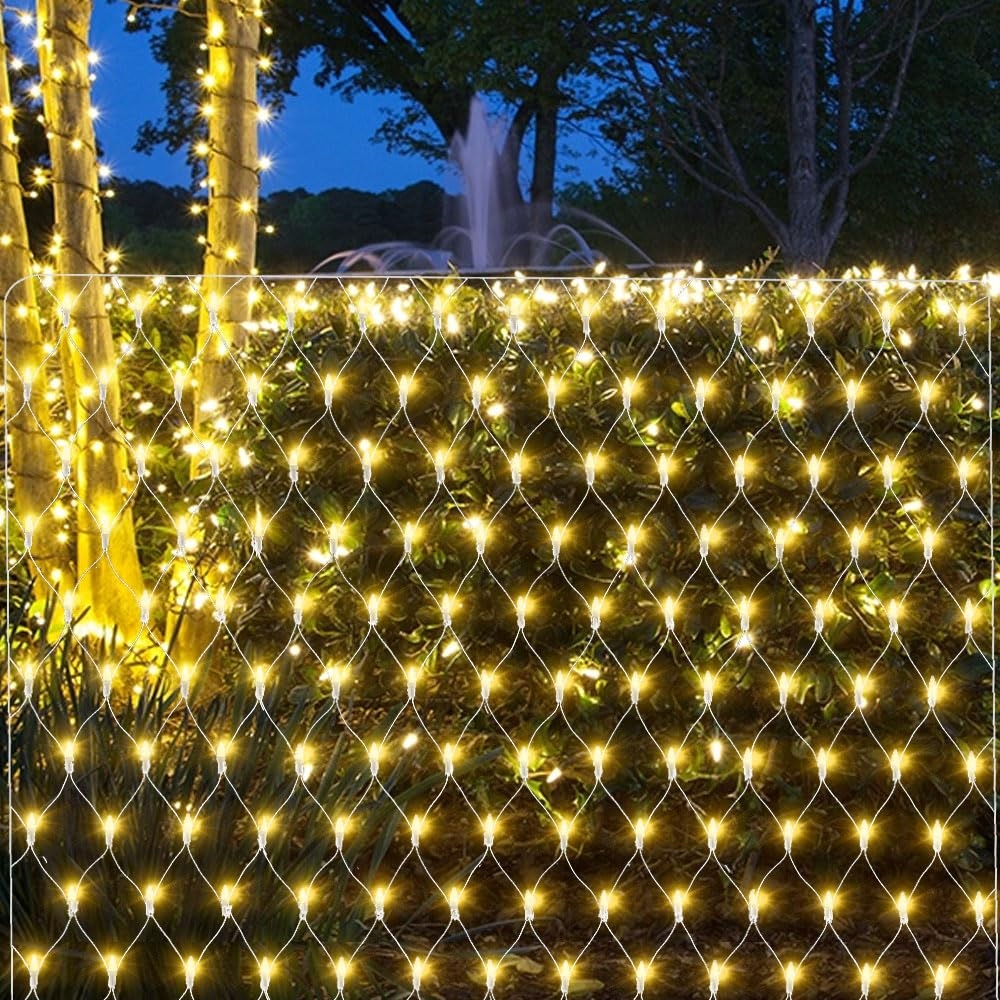 CORST Girlanda Siatka Świetlna Wodoodporne Lampki 100LED 1.5x1.5m — miniatura 6