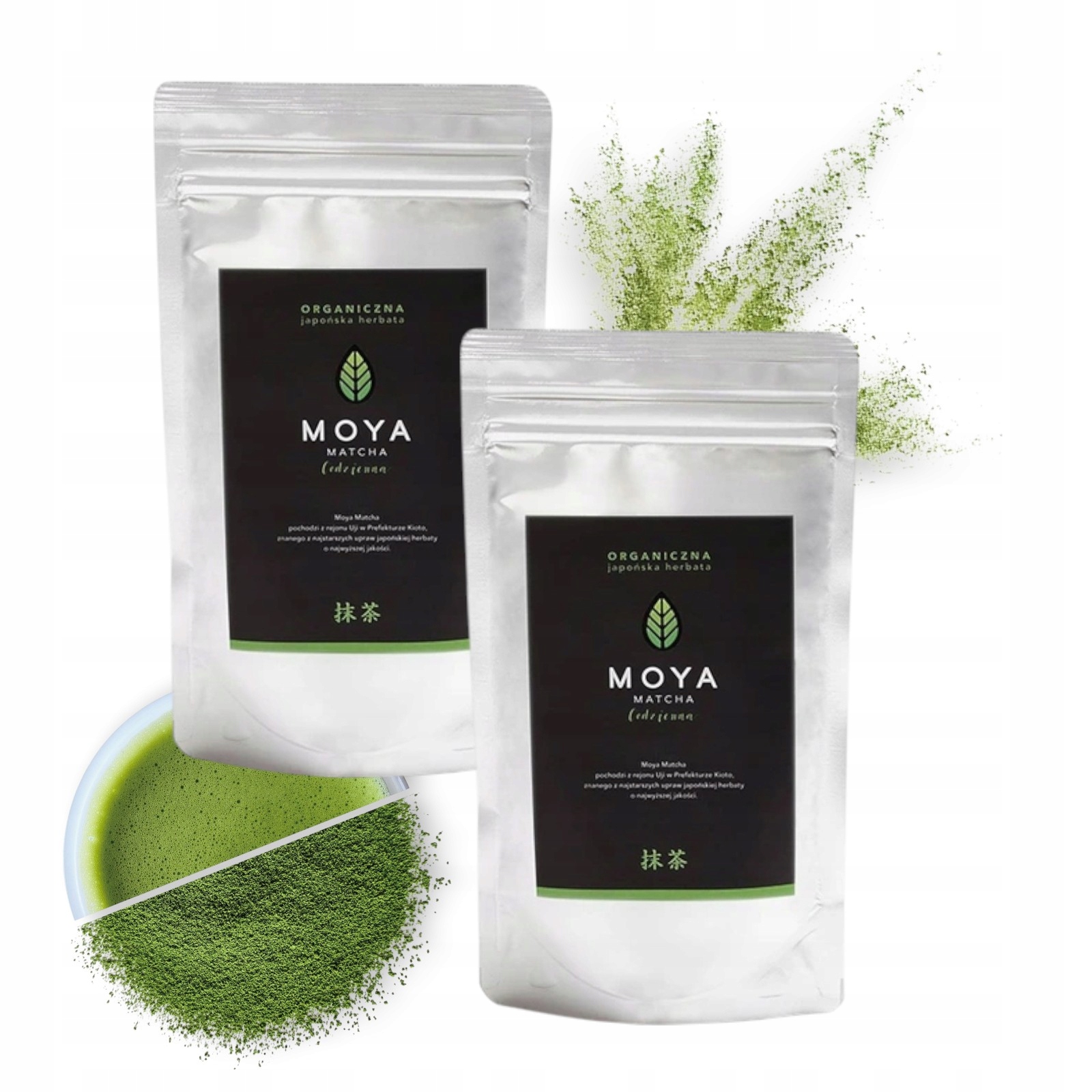 Levně Sada 2 Ks: Každodenní Moya Matcha Japonský zelený čaj Bio 100g