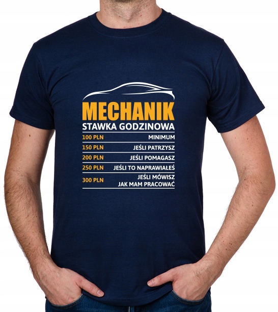 

koszulka Mechanik stawka godzinowa