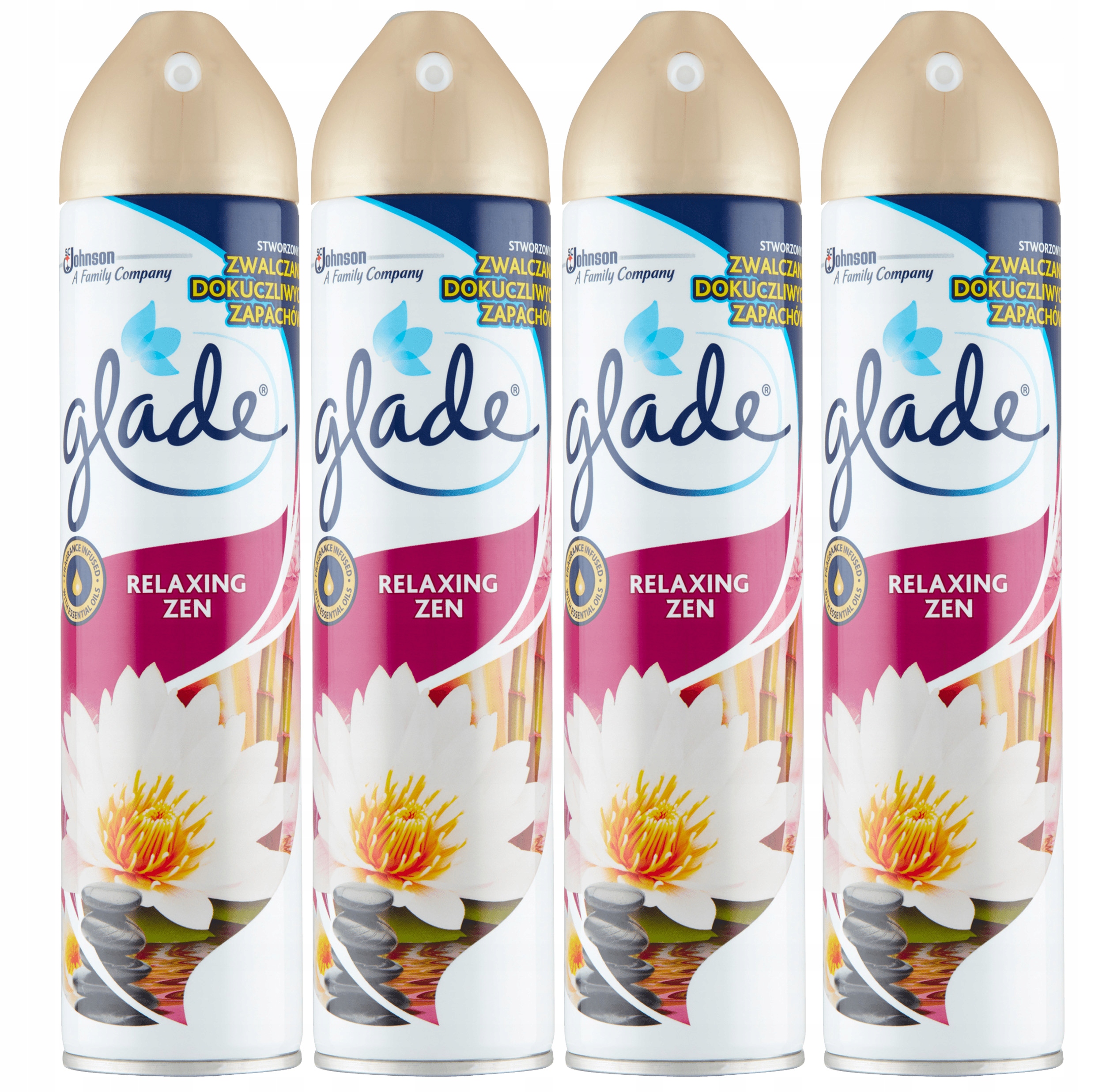 

Glade Relaxing Zen Relaxing ZenOdświeżacz 4x300ml
