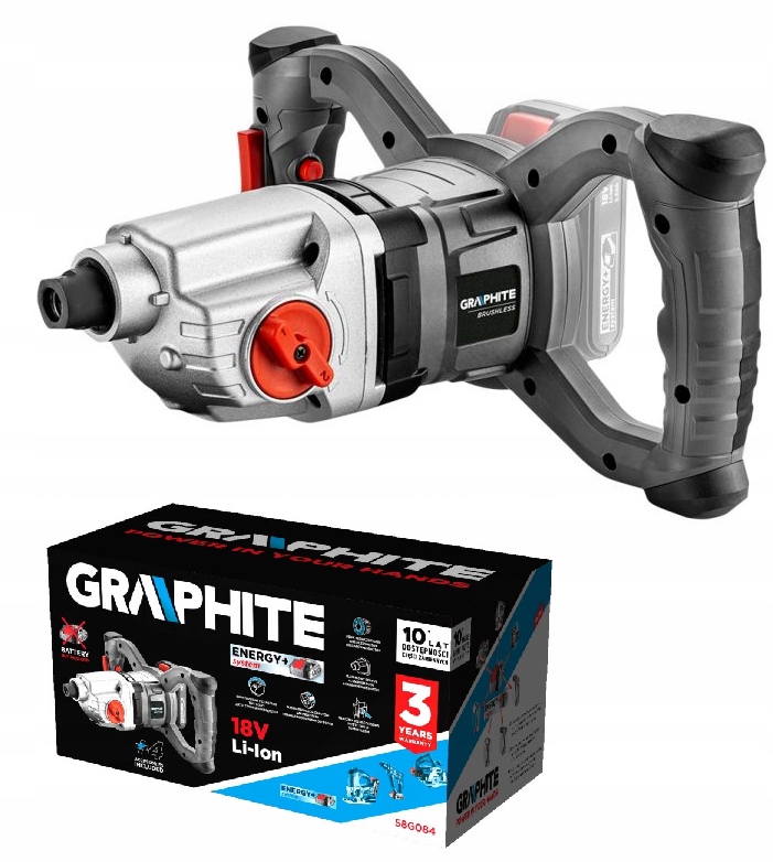 Graphite Míchačka Na Akumulátor 18V Energy+ 58G084 Sólo