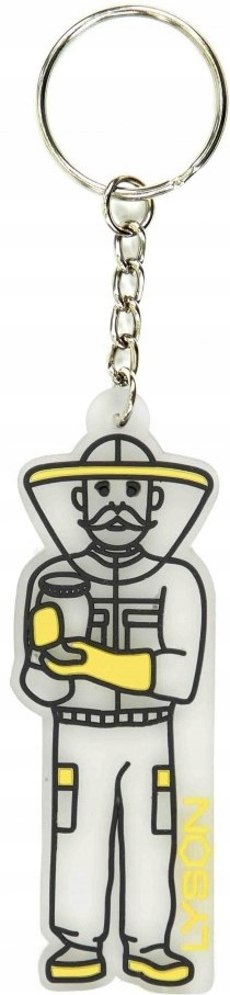 

Breloczek Pszczelarz przeźroczysty brelok