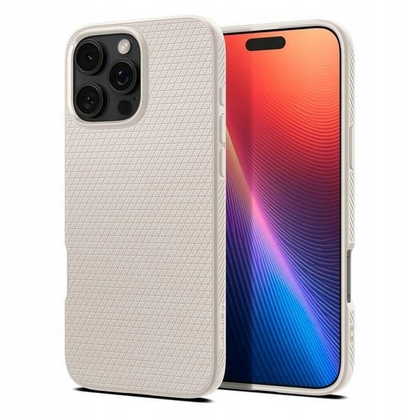 Spigen Liquid Air iPhone 16 Pro 6.3"natural titanium/tytanowy ACS08120