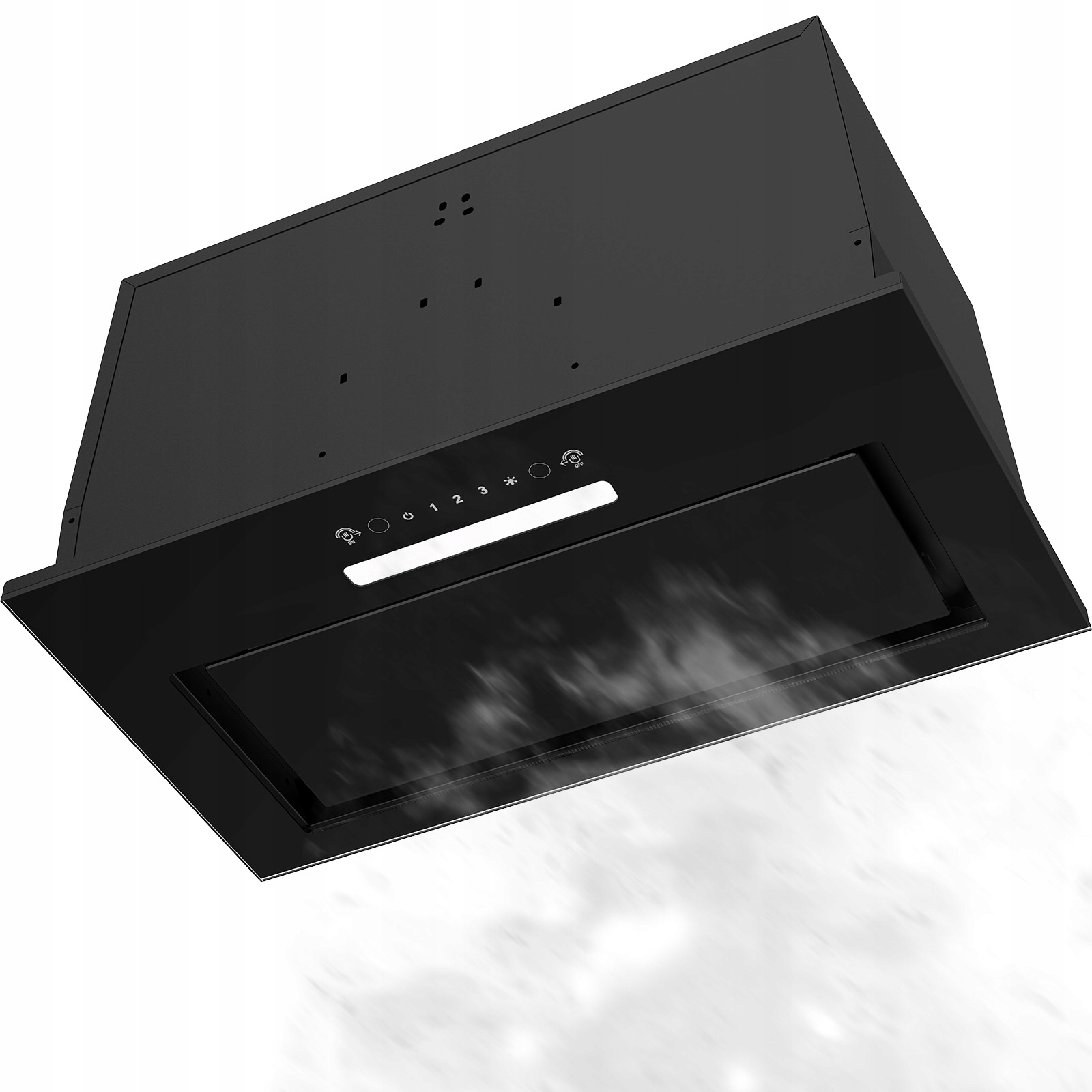 Kuchyňský komínový nástěnný odsavač par pro vestavbu černý MPM-54-OWS-01