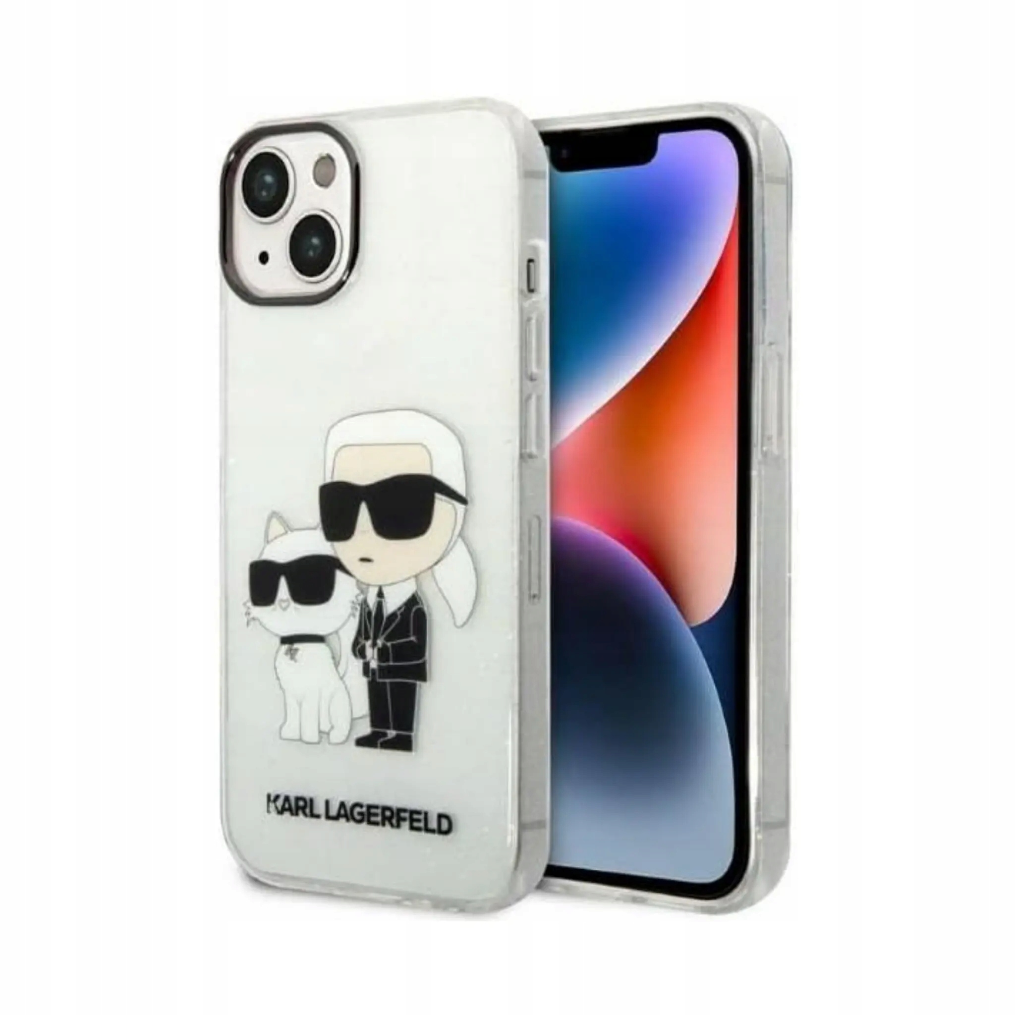 Karl Lagerfeld Karl &amp; Choupette Etui, przezroczyste iPhone 14 Plus
