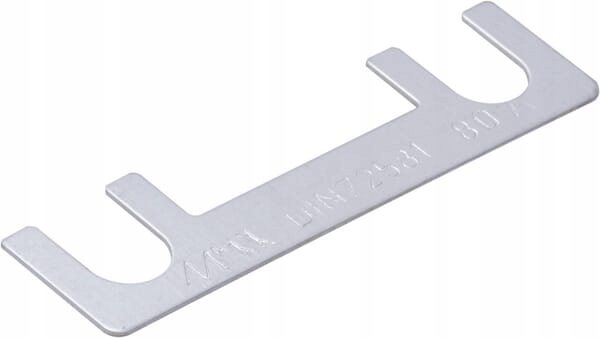 Bezpiecznik blaszany iMaXX 80A szary podłużny 30mm 10 sztuk SI20136