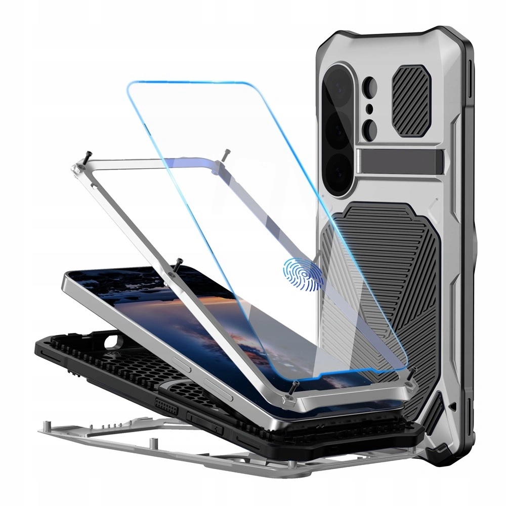 Pancerne Pouzdro Sklo Pro Galaxy S26 Ultra Magnetické Kryt Stojánek