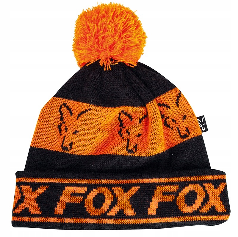 

Czapka Fox Lined Bobble Hat Black/Orange
