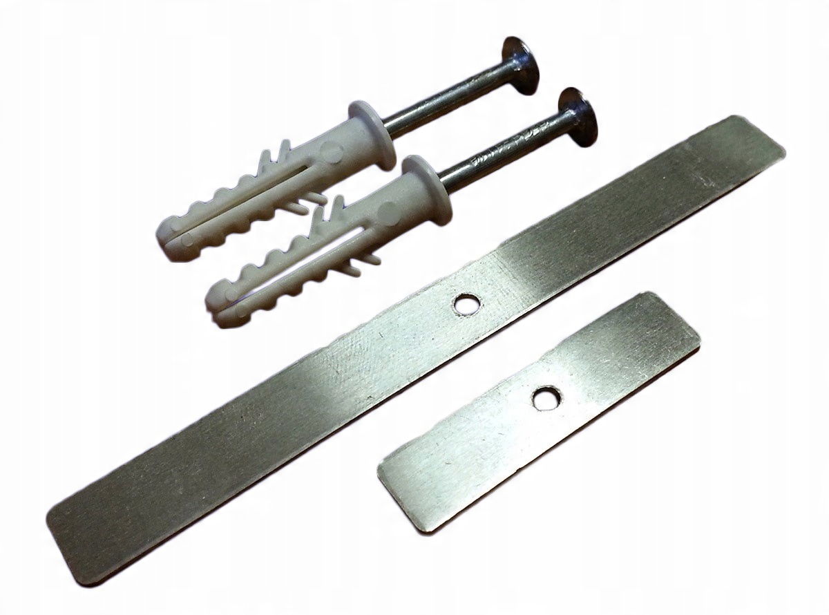 

Uchwyt aluminiowy z gwoździem i kołkiem 80/10/1mm