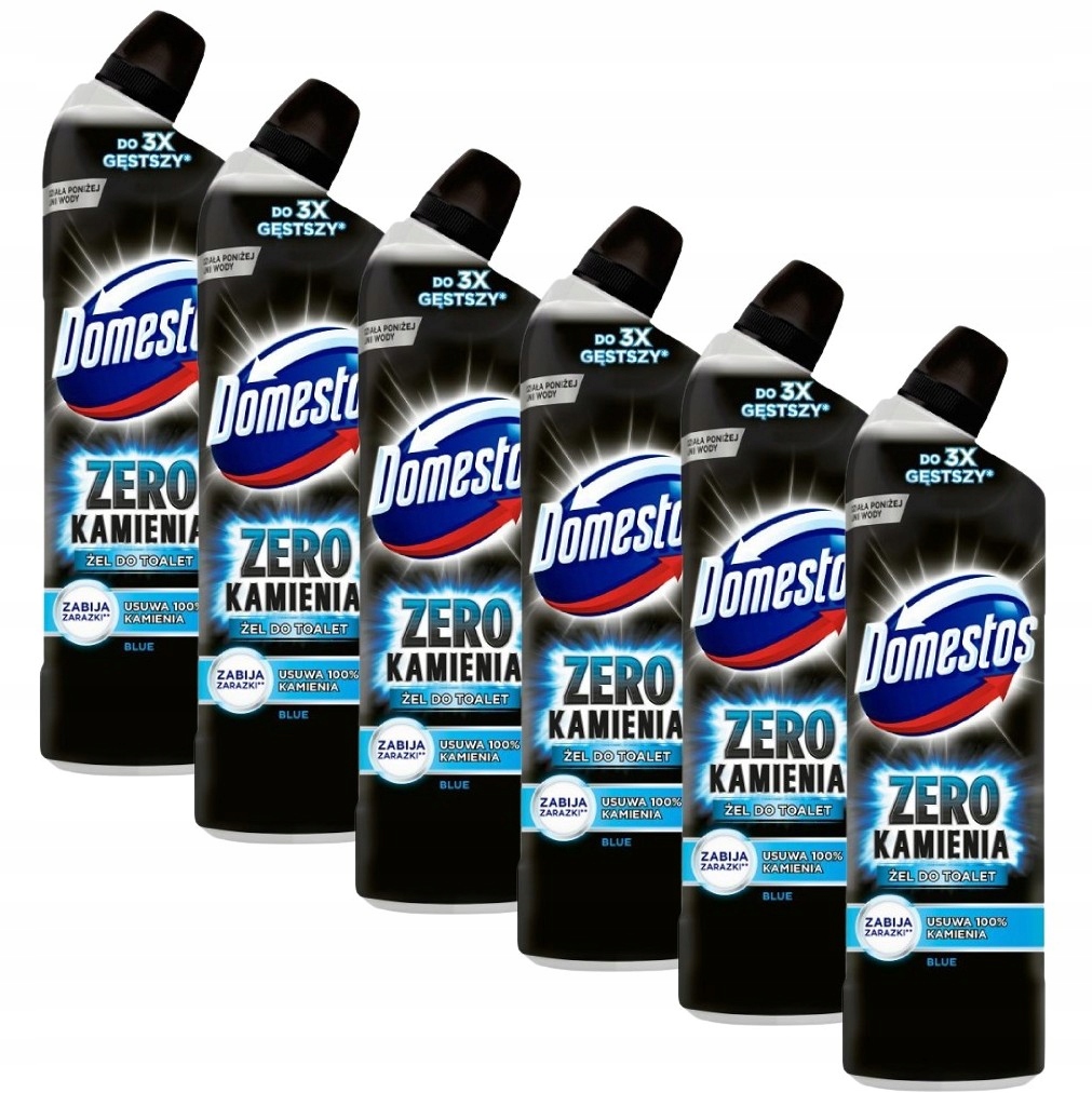 

6x Domestos Zero Kamienia Blue Żel do Wc 750ml