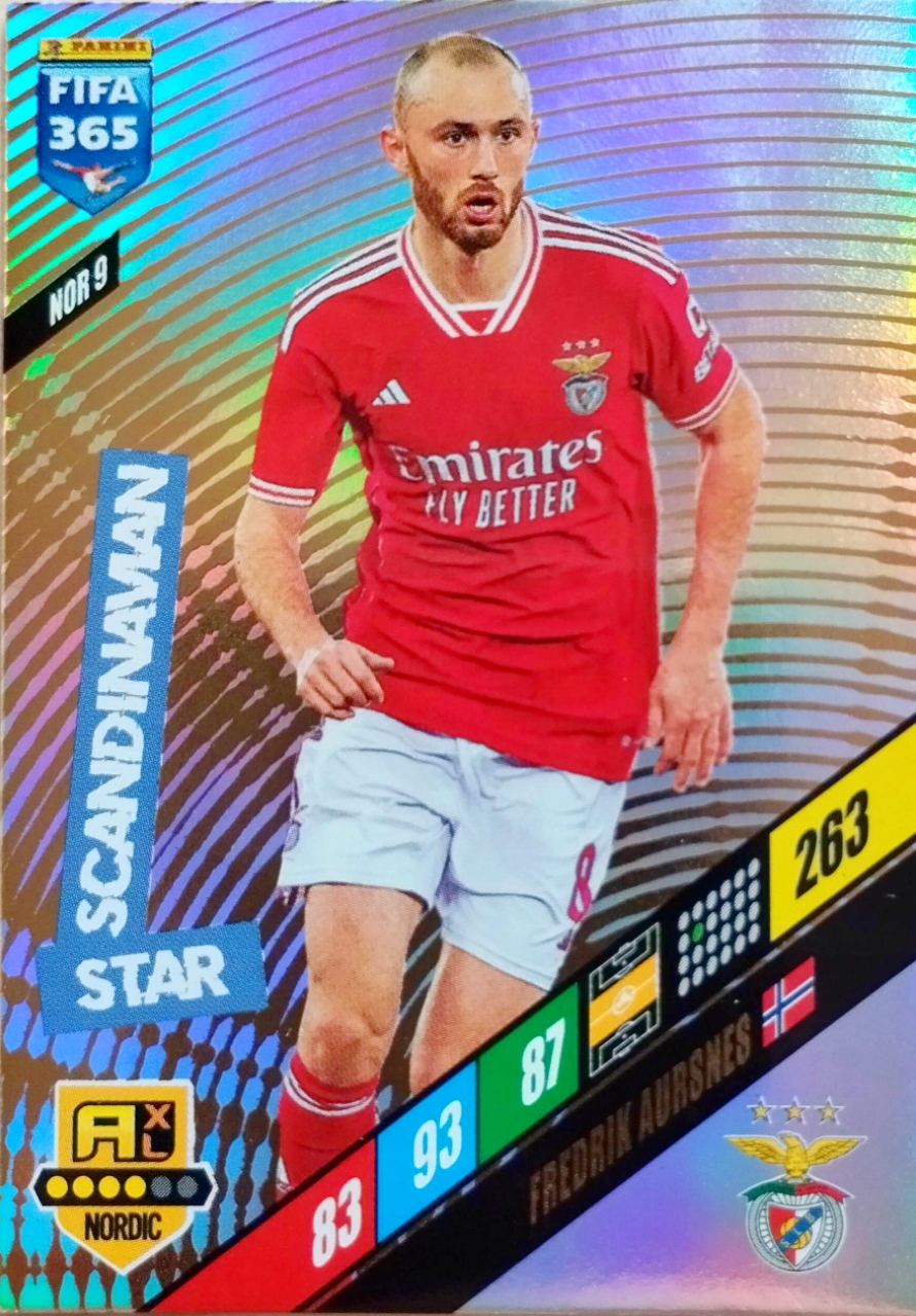 Fifa 365 2024 Nor 9 Nordic Scandinavian Star Fredrik Aursnes Benfica