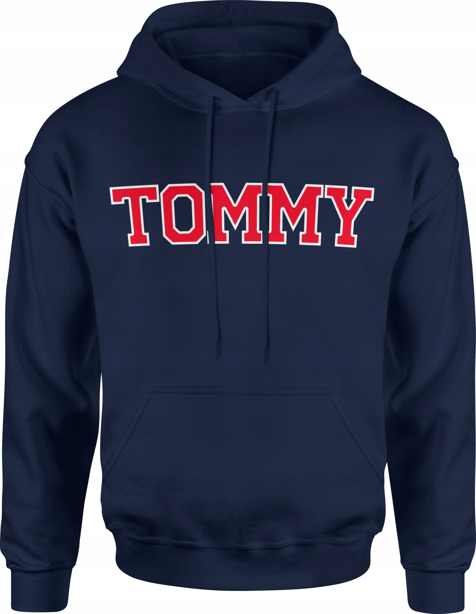 

Męska Bluza Z Kapturem Nadrukiem Tommy Tomy R. L