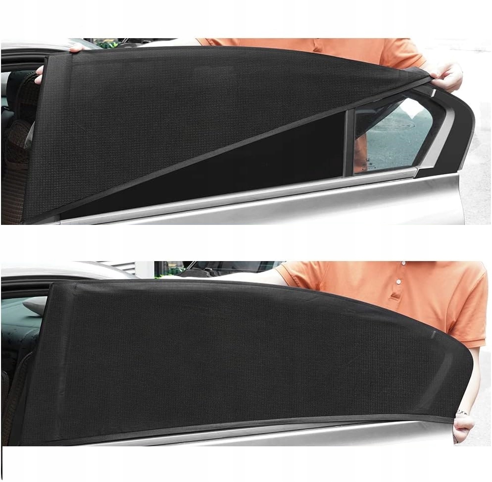 2X OSŁONA PRZECIWSŁONECZNA NA TYLNE SZYBY OKNO BOCZNE SAMOCHODU ANTY UV Producent inny