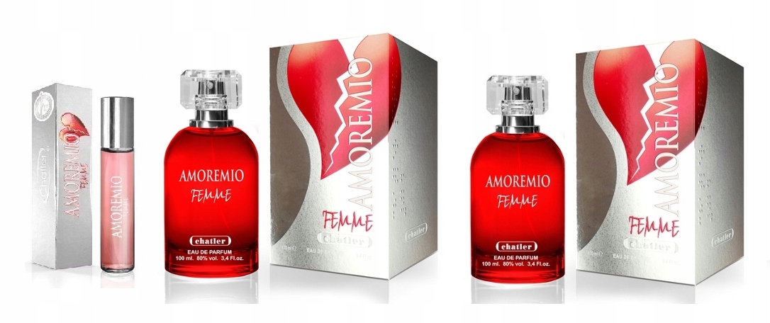 Chatler Amoremio 2x100 ml 30 ml Edp Set