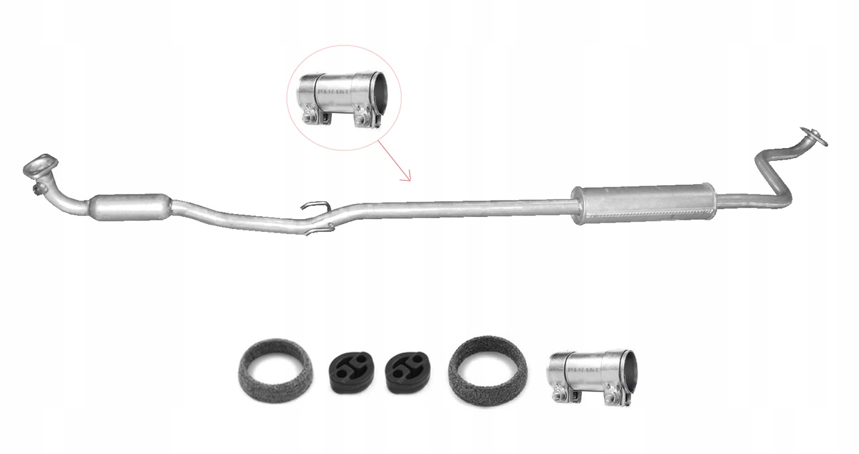 26.180 - TOYOTA YARIS 1.3 (2002-2005) СЕРЕДНІЙ ГЛУШНИК