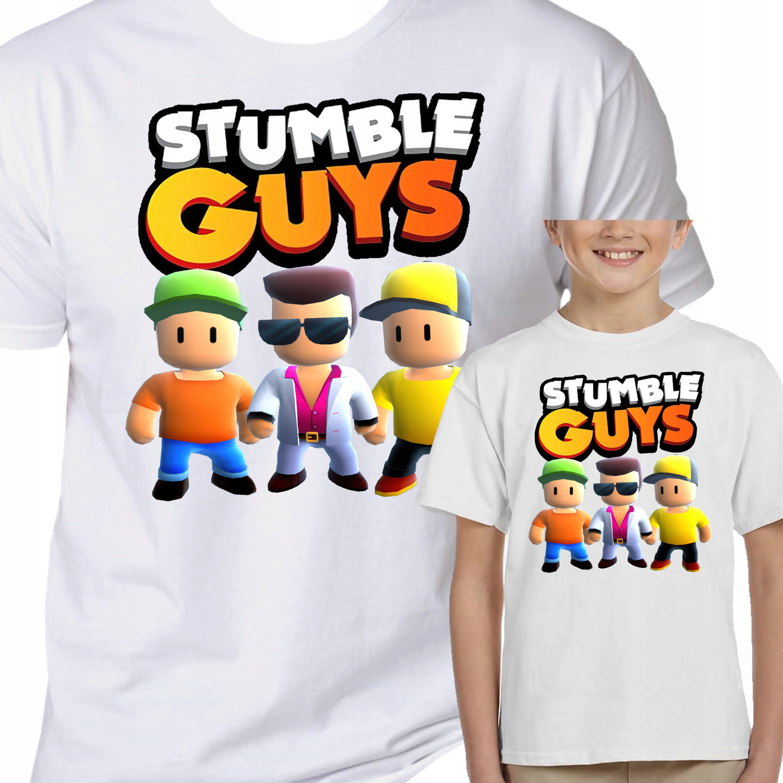 

3158 Stumble Guys Koszulka Dziecięca Gra 140