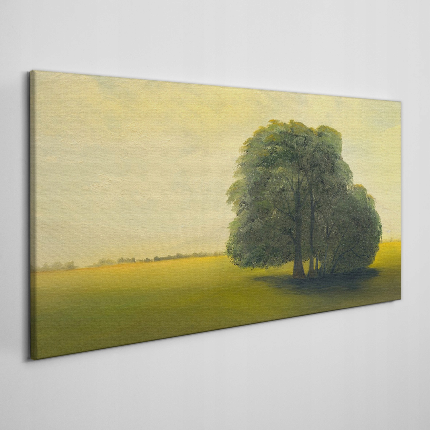 

Obraz płótno Malarstwo drzewa niebo pole 140x70 cm