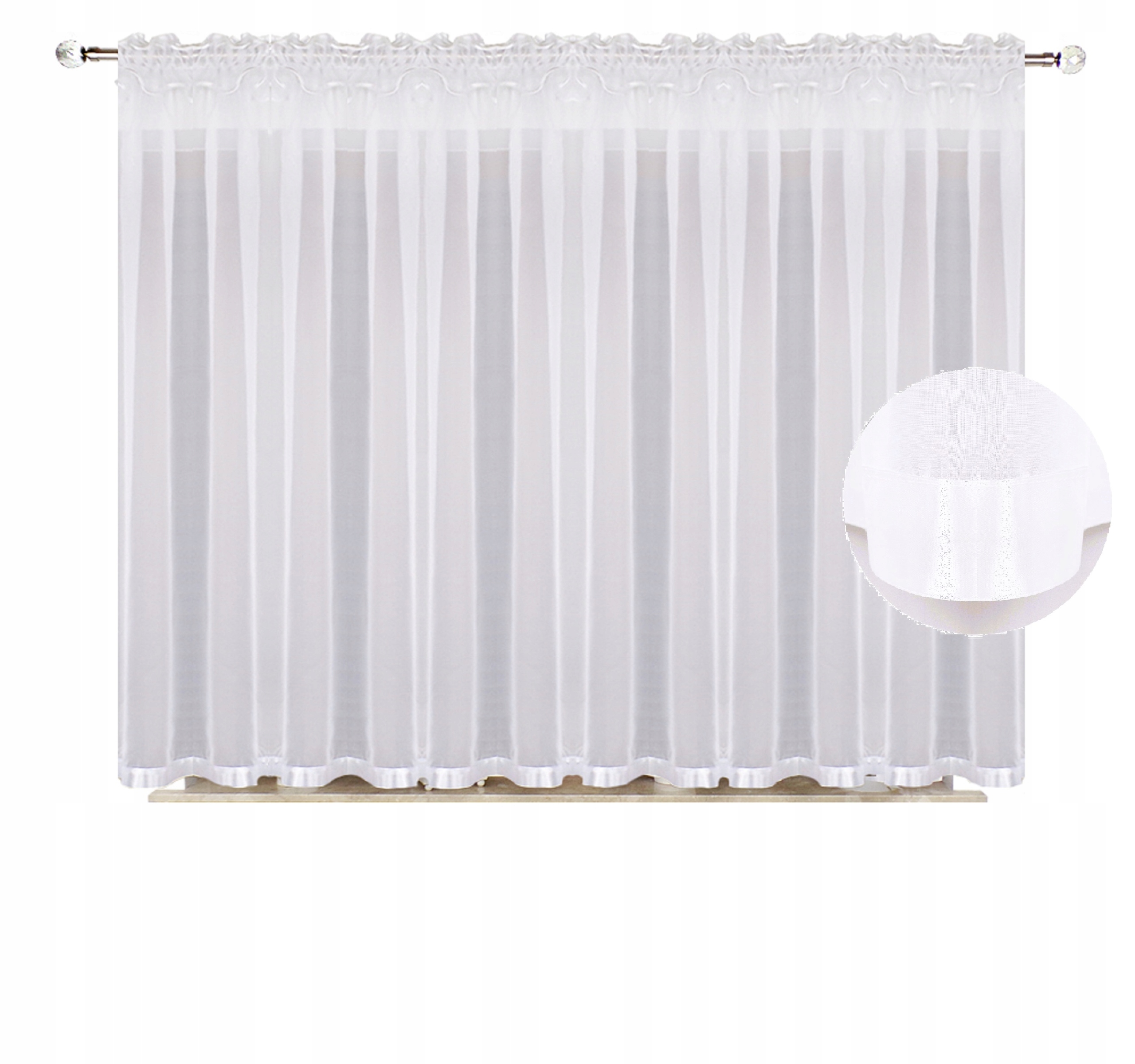 

Firana Gotowa Firany 200 x 130 CM Prosta Woal