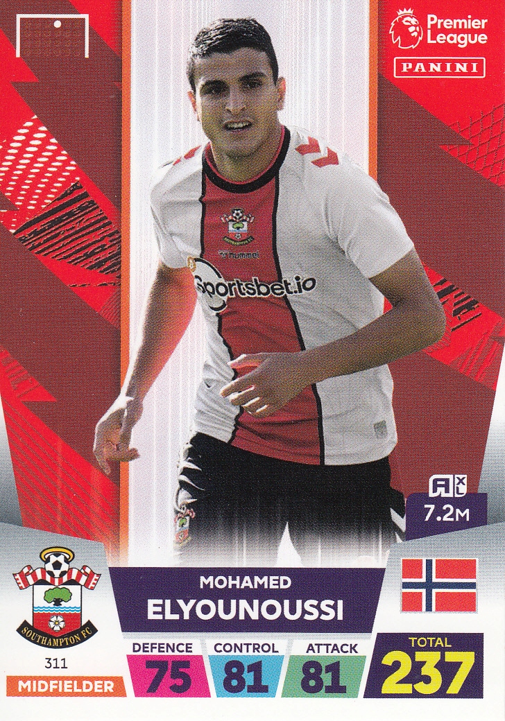 Premier League 2023 Base Card Elyounoussi 311