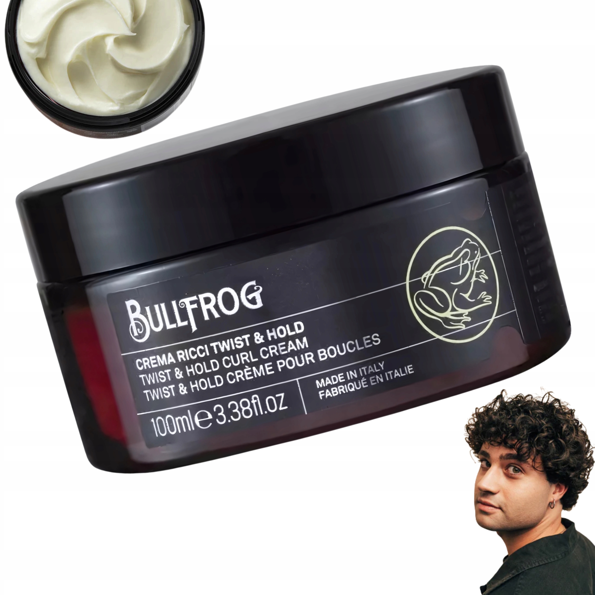 Bullfrog Matt Twist & Hold Curl Cream Krém na úpravu vlasů 100 ml