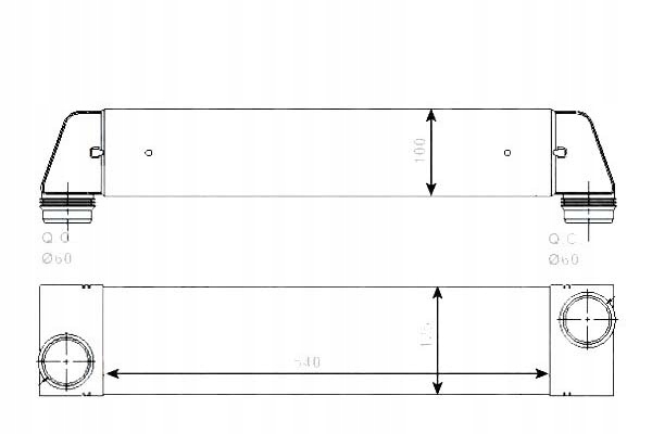 NRF INTERCOOLER LAND ROVER RANGE ROVER NRF