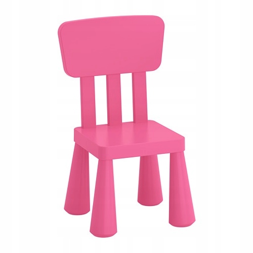 KRZESEŁKO DZIECIĘCE RÓŻOWE MOCNE TWORZYWO IKEA MAMMUT