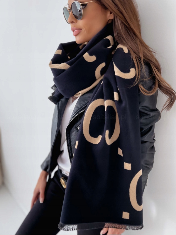 ELEGANCKI DWUSTRONNY SZAL SZALIK KASZMIR CAMEL Rodzaj szal