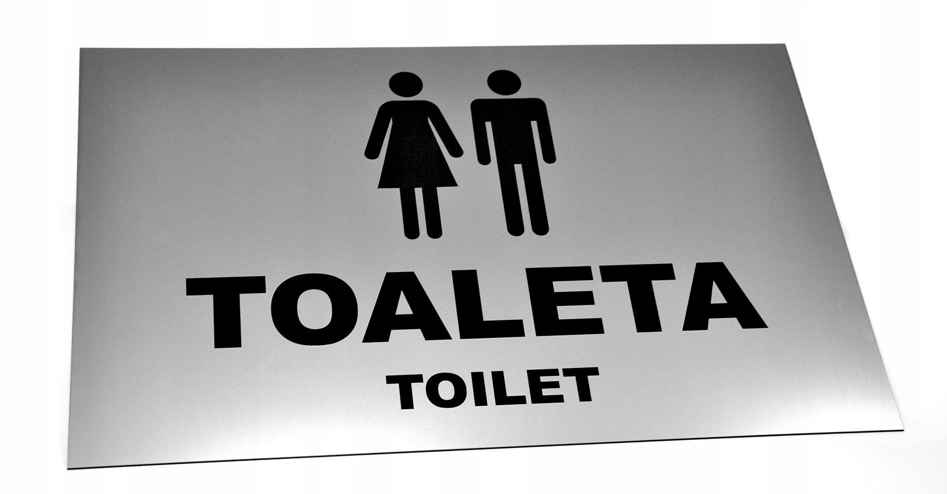 TABLICZKA, PIKTOGRAM WC, TOALETA