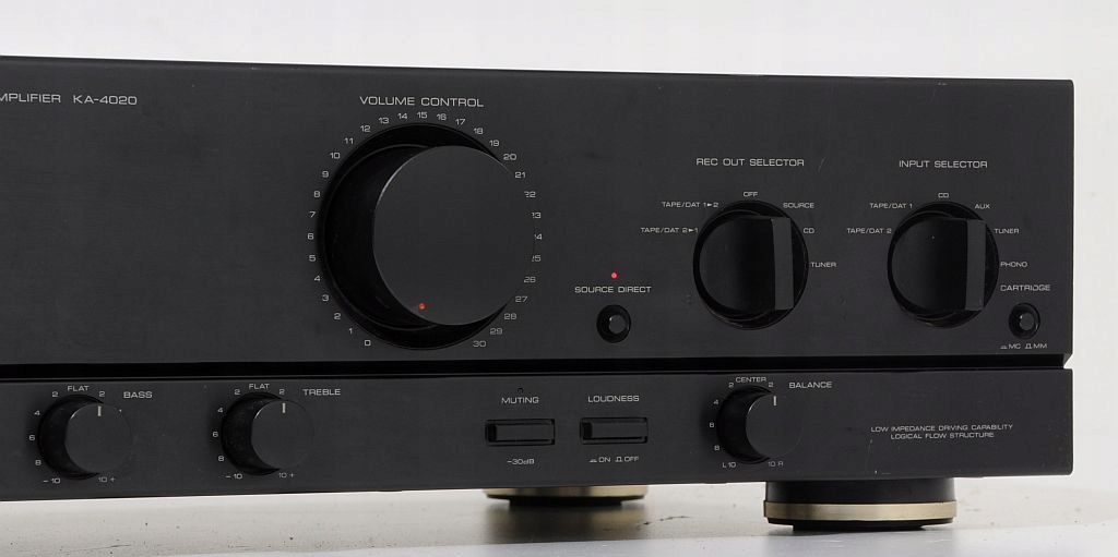 KENWOOD KA-4020 SOLIDNY WZMACNIACZ STEREO ! Kolor czarny