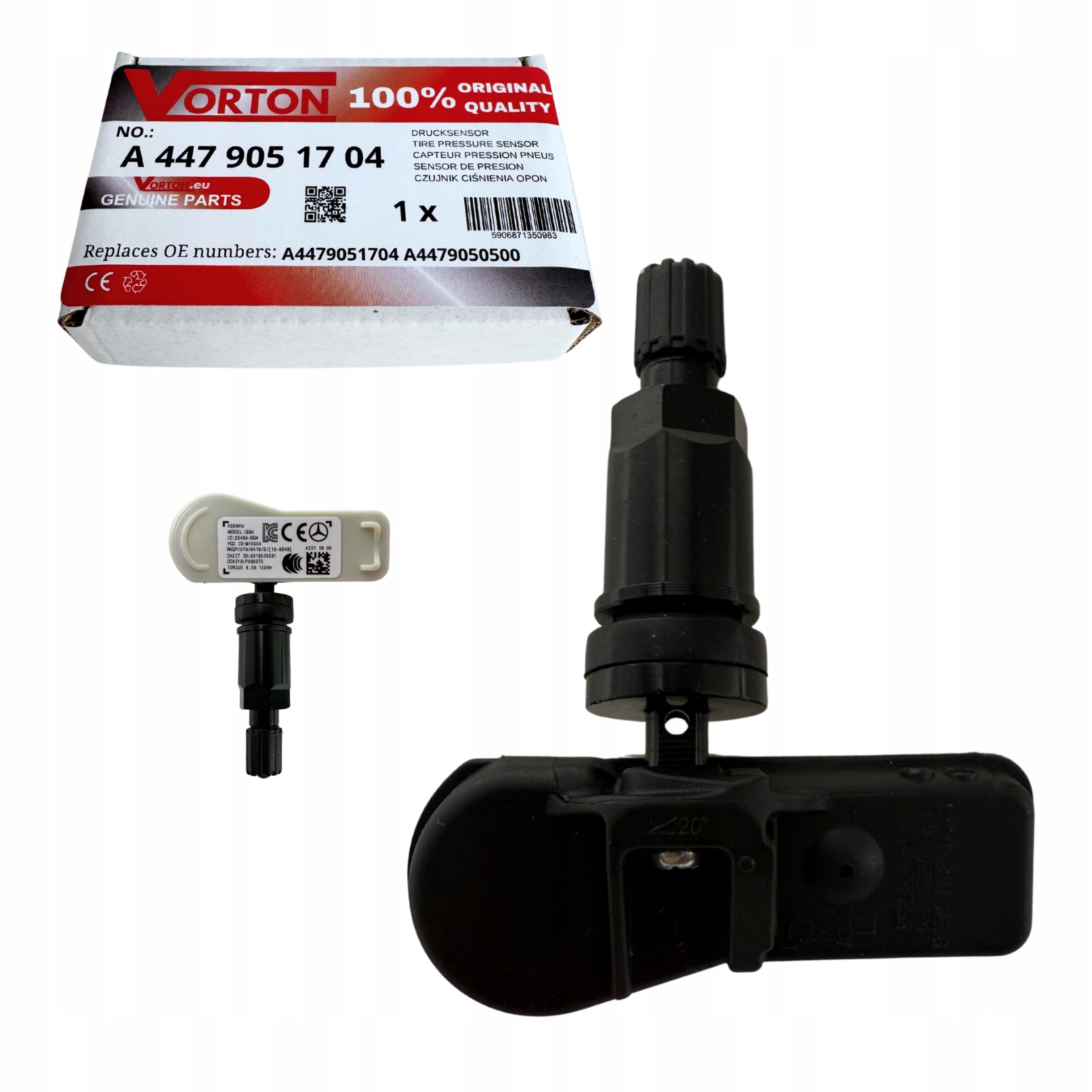 1x Senzor Tlaku Vzduchu Pro Kola Pneumatik Tpms Mercedes Vito W447 Tourer