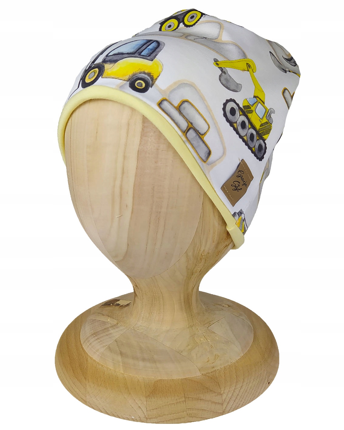 

Czapka podwójna ciepła dziecięca Koparka 52-55 cm