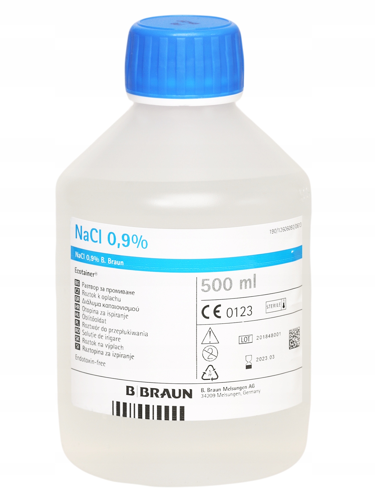 B. Braun NaCl 0.9% Ecotainer 500ml