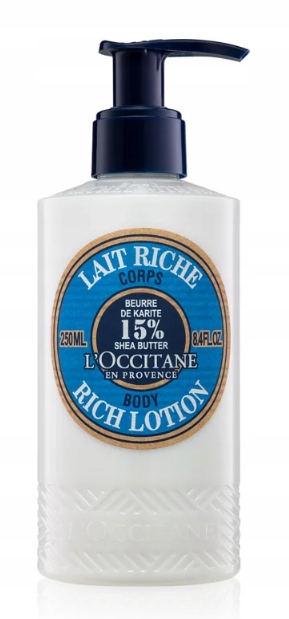 L'occitane Rich Body Lotion 15% Shea mleczko do ciała 250ml