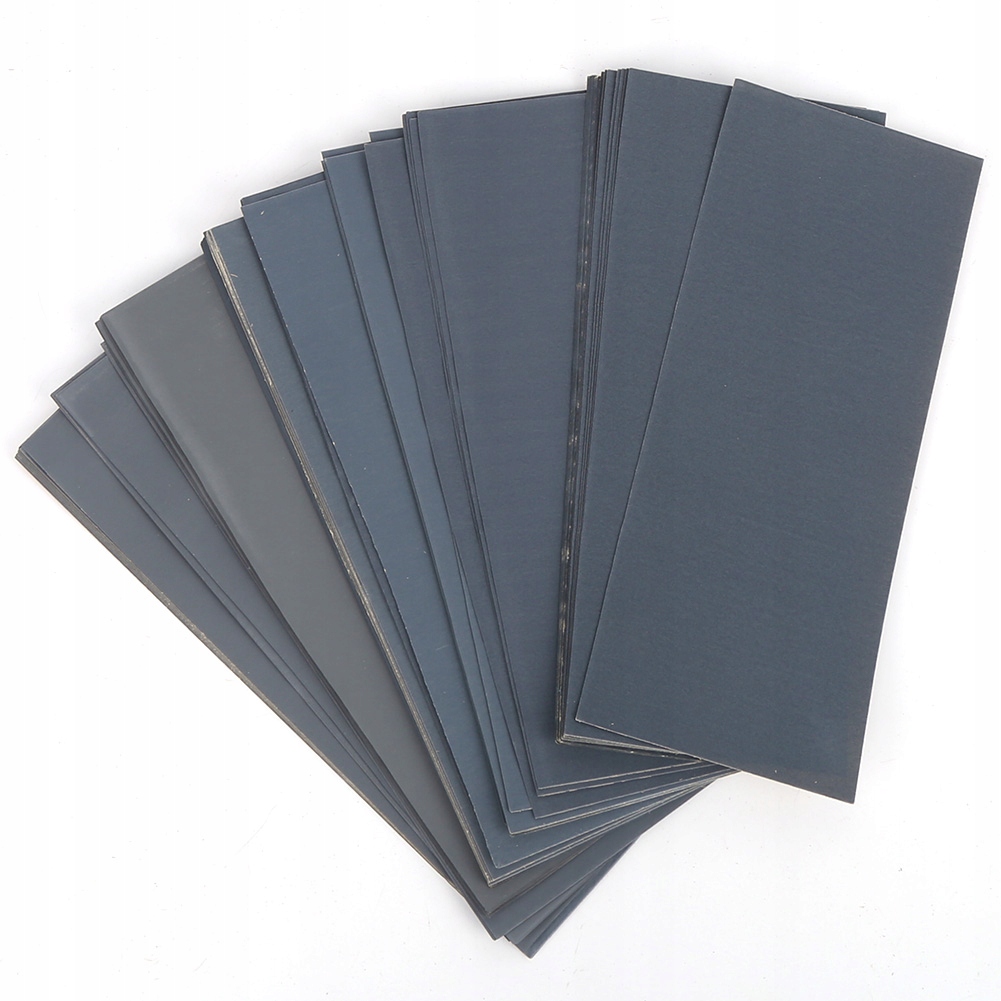 ZESTAW ARKUSZ PŁÓTNO ŚCIERNE PAPIER P400-P3000 72 SZT Marka bez marki