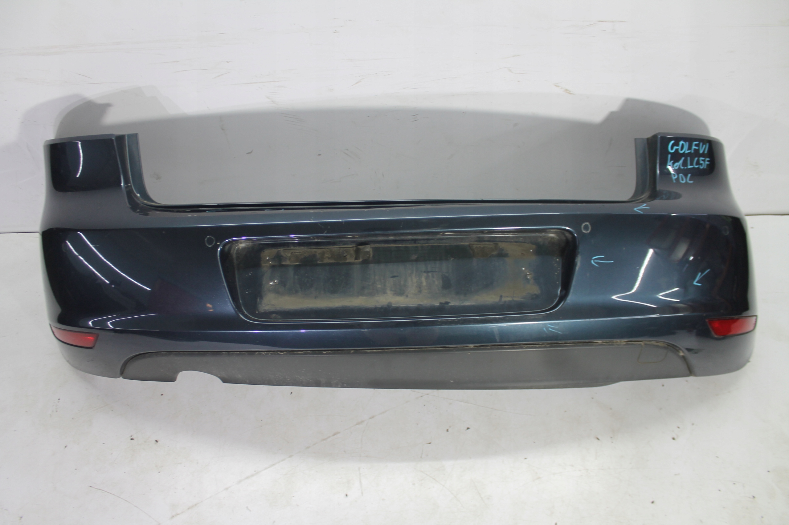 bumper rear part rear PDC VW GOLF VI LC5F 08-16 HB