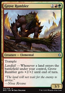 Grove Rumbler Battle for Zendikar