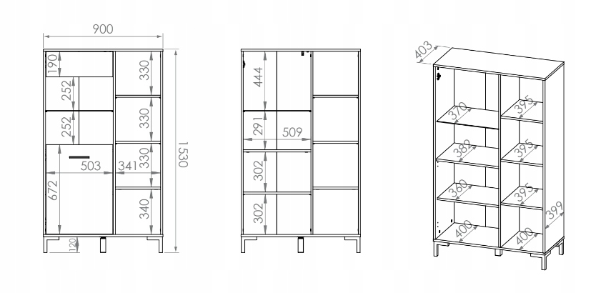 Meblościanka Zestaw Mebli Do Salonu 1 Dąb Artisan NIVA ML