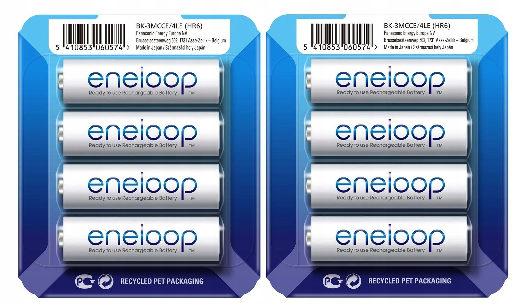 

Japońskie Akumulatorki Panasonic Eneloop R6 Aa x8