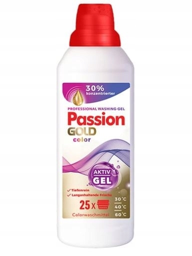 5 x Passion Gold Gel na praní barev, 1 l
