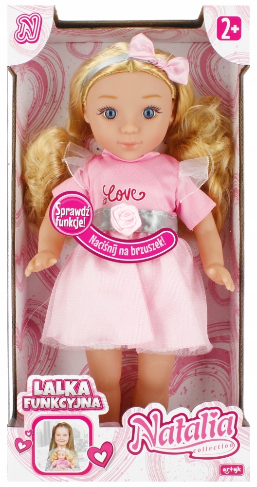 ARTYK 168765 Lalka NATALIA funkcyjna 36 cm
