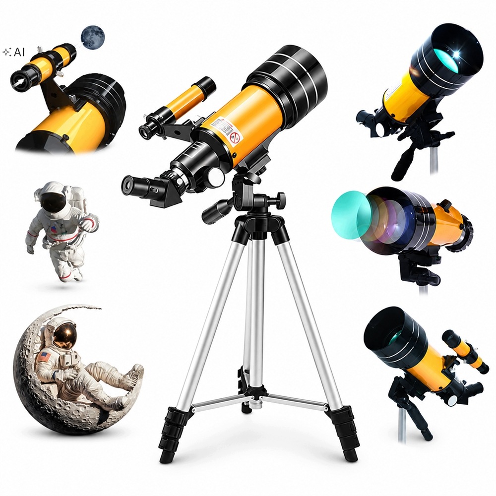 Astronomický Teleskop S Tripodem 70 MM 150 X 300 MM Pro Děti I Dospělé
