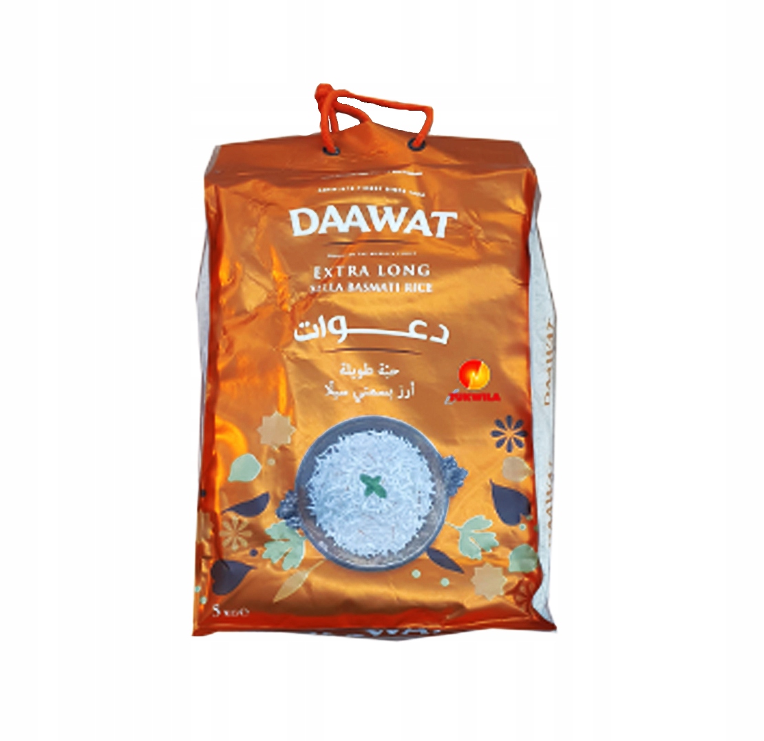Basmati Ryż Indysjki Extra Długie Ziarna 5 Kg Daawat