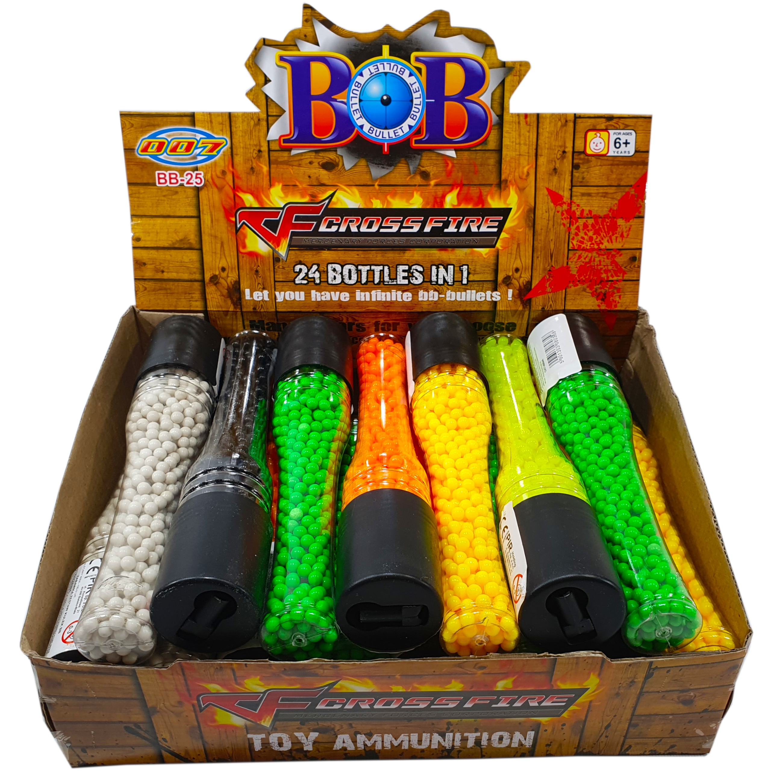 TRZONKOWY GRANAT KULEK ASG AIR SOFT GUN 6mm 1000 Materiał plastik