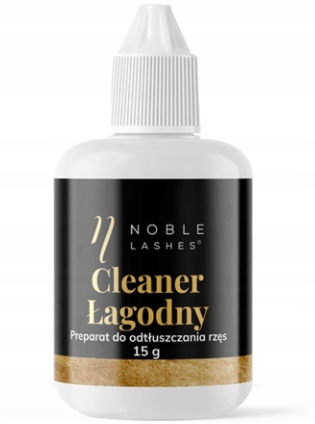 

Cleaner do rzęs Łagodny Noble 15ml odtłuszczacz