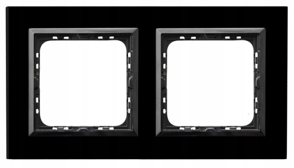 

Sonata Ramka podwójna Czarne Szkło R-2RGC/32/25