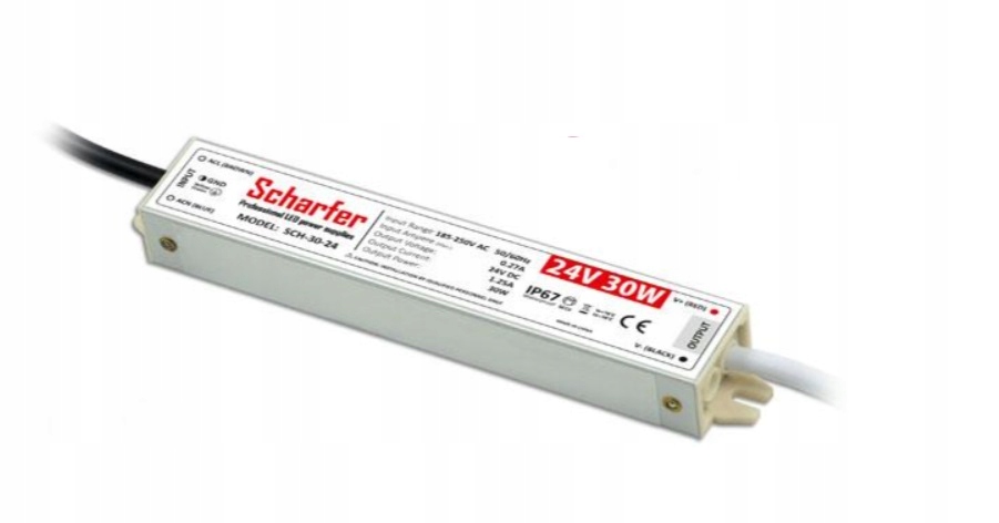 

Zasilacz Wodoodporny SCH-30-24 IP67 24V 2,5A 30W